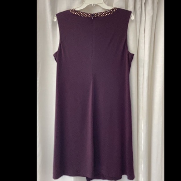 Calvin Klein Maroon Dress - Picture 2 of 4